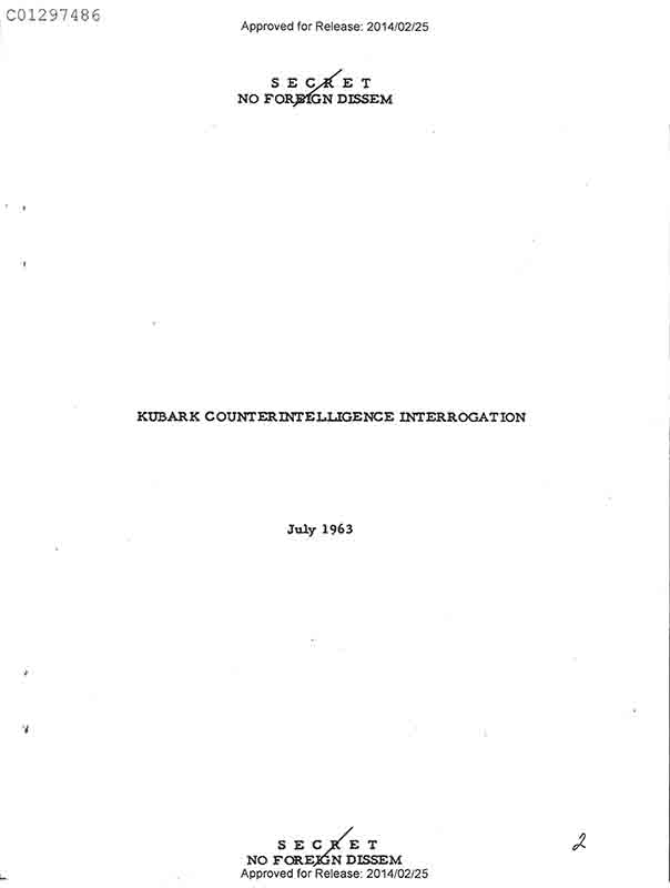 Руководство ЦРУ по контрразведывательным допросам
